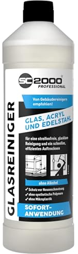SC 2000 Professional 7083 Glasreiniger Ohne Alkohol, 1 L Flasche