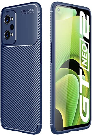 Wuzixi Funda para Realme GT2 Pro. Diseño de Funda de Silicona Suave y Delgada, Resistente a los Golpes y Duradera, Caso para Realme GT2 Pro.Azul