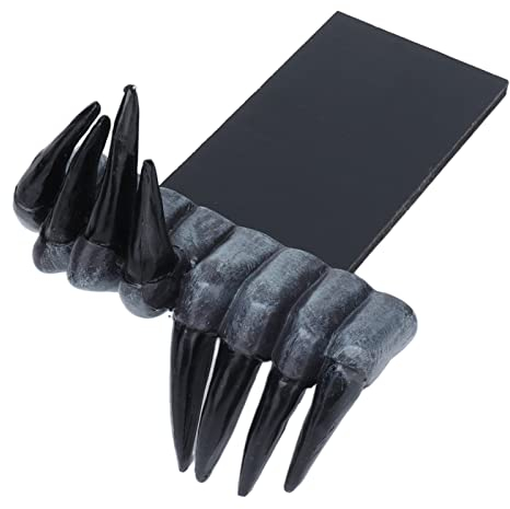 Thriller Teufelshand Lesezeichen,3D Mode Teufelskralle Lesezeichen und 3D Hand Stil für Halloween Lustige Magic Book,Thriller Dämonen Hand- esezeichen,kreatives Halloween Horror Bookmark Bücherregal