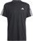 adidas Herren Train Essentials 3-Stripes Training Tee, Black/White, 3XL
