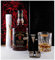 Geschenk Jim Beam Black Extra-Aged 6 Jahre Bourbon Whiskey + Whisky Glas + 2 Kühlsteine