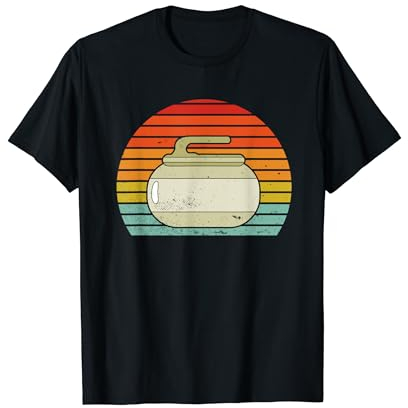 Curling Spieler Wintersport Grafikdesign - Curling T-Shirt