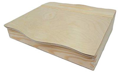 Wooden World – Aufbewahrungsbox aus Holz für den Schreibtisch, Sekretär, Büro