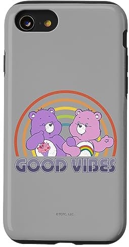 iPhone SE (2020) / 7 / 8 Care Bears Good Vibes Rainbow With Share And Cheer Bear Case