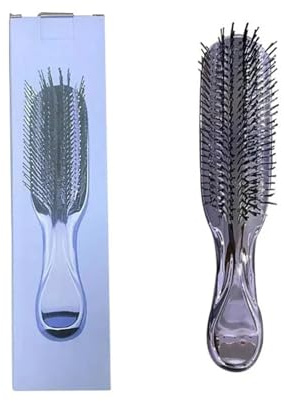 Premium Kopfmassagegerät, Kopfhautbürste, Haarmassagegerät, Shampoo-Bürste, nasse Kunststoff-Entwirrungsbürste, Haarreinigungskamm, Roségold (Size : Lavender Purple)