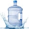 Hemore Bouteille d'eau Gallon, récipient d'eau en Plastique épais sans BPA 5L avec poignée, Bouteille de Distributeur d'eau réutilisable, cruche à Eau pour la randonnée en Camping