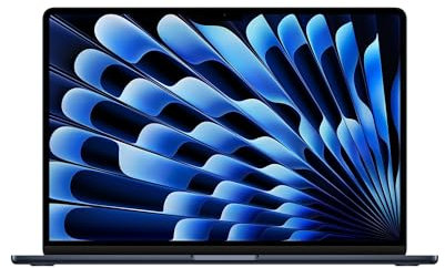 2023 Apple MacBook Air with Apple M2 Chip (15-inch, 8GB RAM, 512GB SSD Storage) (QWERTY English) Midnight (Renewed)