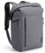 Kingsons Laptop-Rucksack, Geschäftsreisen, Diebstahlschutz, schlanker, langlebiger Laptop-Rucksack, GRAU, Large, Einfacher, moderner Rucksack