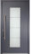 kuporta Alu-Kunststoff Haustür SORI DOOR - Eingangstür in anthrazit 110 x 210 cm DIN links inkl. Stoßgriff-Set