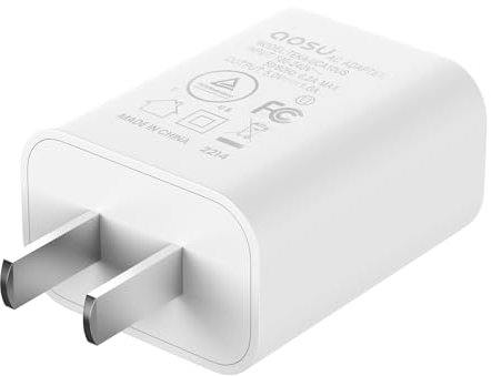 AOSU Ersatzteile 2K QHD Überwachungskamera Outdoor C4L, 3 m USB-A-Kabel mit 1 x 5 V/1 A Adapter