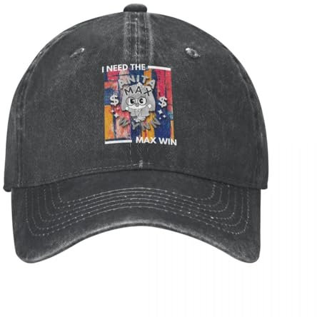 Baseballmütze Classic Anita Max Wynn Unisex Style Distressed Washed Snapback Cap Outdoor Workouts Hüte Cap Geburtstagsgeschenk