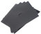 CAXUSD 5PCS Heavy Duty Gas Stove Pad Black Non-Stick Oven Liner Liners Precut Hole for Gas Hob Protection