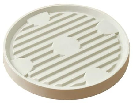 Mwwvzefl Piante a rotelle con Pallet da Fioriera con Ruote Carrello per Fioriera per Spostare in Vaso Crema