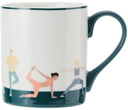 Mikasa Taza de porcelana para yoga, 280 ml