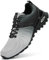 Kricely Traillaufschuhe Herren Laufschuhe Straßenlaufschuhe Sneaker Leicht Wanderschuhe Fitnessschuhe Trekkingschuhe （Silber Grau 43）