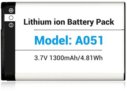 A051 akku ist kompatibel mit AMV Fritz!Fon C6-1200mAh Akkus, ersetzt den Akku C6 ohne Kapazitätsverlust - Ersetzt den Original-Akku A051 (Li-Ion 4.481Wh 3,7V) des Fritzfon IP Telefons. (1)