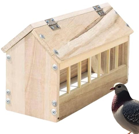 Vogelfutterstation zum Aufhängen – Garten geschützte Futterstation | Vogelfutterstation aus Holz | Taubenfutterstation | Taubenfutterstation | Taubenfutterstation aus Holz | Haus Design Dicker