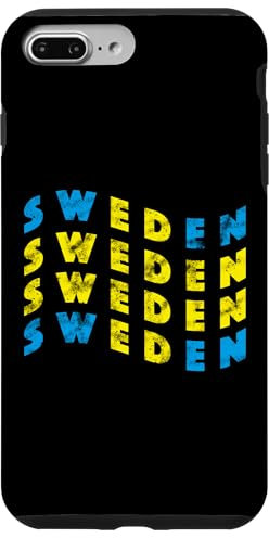 Schweden Flagge Outfit Schwedisches Design Sweden Sverige Hülle für iPhone 7 Plus/8 Plus