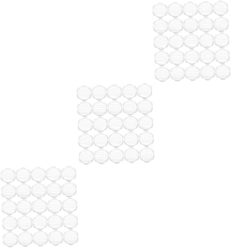 SHINEOFI 3 Set Filtri Adesivi Drenare Filtro Maglia Rete Filtrante Per Scarico A Pavimento Adesivi Di Scarico Cucina Scarico Del Pavimento Lanugine Bianca Fibra Di 25 Pezzi*3