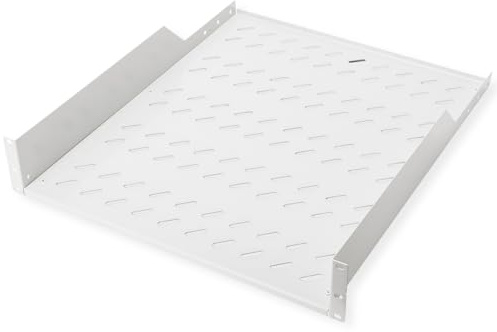ROLINE 19-Zoll Fachboden 2 HE 550 T, 25kg Tragkraft grau