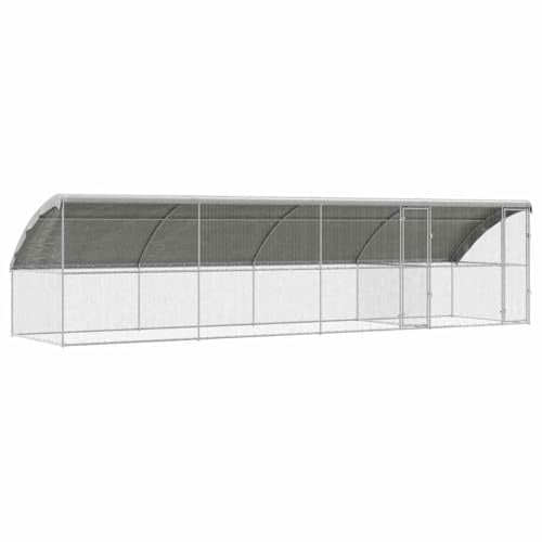 vidaXL Hühnerstall mit Außengehege - Haustierunterkunft für Dein Geflügel, ideales Gartenhaus für Hühner und Vögel.