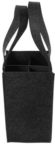 TOYANDONA Filztasche Für Weinflaschen 4 Stück Flaschenträger Mit Herausnehmbarem Fach Robust Und Leicht Passend Für Weinliebhaber Und Festliche Gelegenheiten