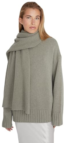Style & Republic Damen Oversized Kaschmirblend Schal – 90% Merinowolle & 10% Kaschmir | Wärmender Chunky Scarf für Herbst & Winter | Premium Cashmere Mix | Größe 168 × 45 cm