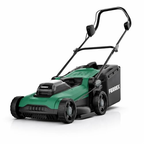 Ferrex Akku-Rasenmäher GDLM40/36, 40 V Li-Ion, 36 cm Schnittbreite, Bürstenloser Motor, 40 L Fangbox, ohne Akku & Ladegerät