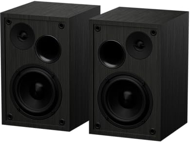 Genesis Arsen 302BT Bluetooth Lautsprecher 2.0 Schwarz, PC Lautsprecher 20W RMS, Gaming Lautsprecher mit Bluetooth 5.3, AUX, RCA, MDF Holzgehäuse, Bassreflex, Höhen- & Lautstärkeregler, für PC Laptop
