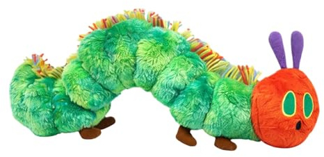 OhebEsx Raupe Nimmersatt Kuscheltier, 27 cm, Die Kleine Raupe Nimmersatt, Bequemes, Weiches, Plüssiges Kissen, Geburtstag Und Weihnachten