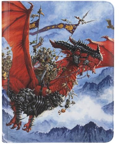 Dragon Shield Signature Series - Art Zipster 360 | 20 feste Seiten, 360 Pocket Card Collection Binder, Sammelalbum kompatibel mit Pokemon, One Piece & Magic The Gathering | The Raid
