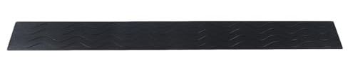 WRITWAA Rampe de seuil pour aspirateur Robot : Tapis d'accès Noir pour aspirateur Robot - Rebord de Porte pour Roulant (Épaisseur : 4,5 cm)