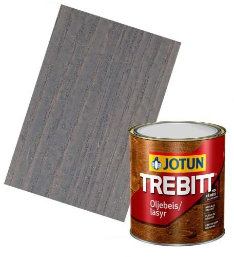 JOTUN TREBITT Lasur 933 Taubenblau 0,75l - Skandinavische Holzschutzlasur