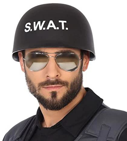 Atosa 49371 Helm S.W.A.T, Schwarz