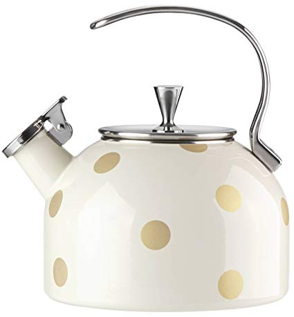 Kate Spade New York 875284 Deco Kettle, 3.65 LB, Gold Dot