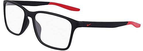 NIKE Brille Größe 54 mm MATTE BLACK,GYM RED, EYE SIZE: 54 BRIDGE: 16 HORIZONTAL MEASUREMENT: 54,07 VERTICAL MEASUREMENT: 38,92