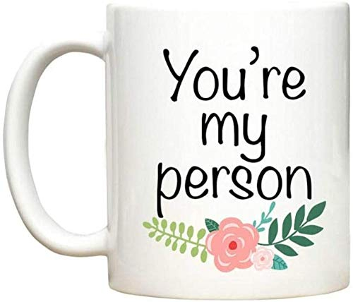You Are My Person Grey S Taza Anatómica Té De Cerámica Taza De Café De Cerámica Cerveza Taza De Amigos Taza De Leche-A_Box_Packing