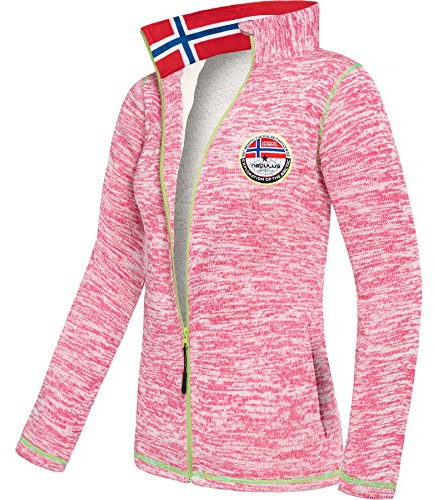 Nebulus Veste polaire FALLOU pour femme, rose bonbon, L