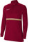 Nike Academy 21 Drill Top - Felpa da Donna, Donna, CV2653-677, Rosso/Bianco/Oro Jersey/Bianco, L