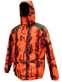 City Guard Winddicht, Verstärkung, warm, Ghostcamo Blaze-Black – Percussion, Orange, Large