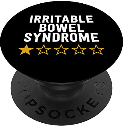 Irritable Bowel Syndrome Joke Funny IBS Awareness Father PopSockets Swappable PopGrip