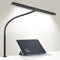 VONCI LED Desk Lamp, Computer Monitor Workbench Lights, 12W 600Lumen Long Swing Arm Table Lamp, Flexible Goose-Neck Clamp with 5 Color Modes