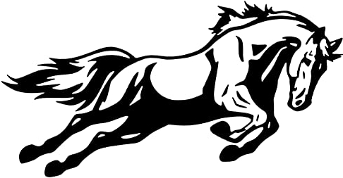 ihreesy Autoaufkleber,Realistisch 3D Vinyl Aufkleber Pferd Autoaufkleber Dekoration Pferd Totem Reflektierende Pegasus Pferdekörper Aufkleber Abziehbilder Sticker,Schwarz