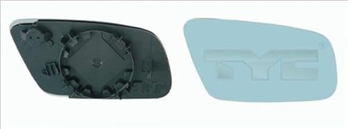 TYC Spiegelglas Außenspiegel Links (302-0120-1) passend für AUDI A4 B5 A6 C5 A8 A3