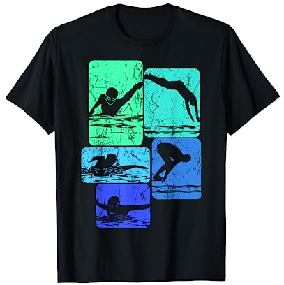 Schwimmen Schwimmer Schwimm T-Shirt