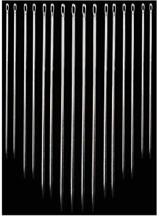 Crafty Hand Sewing Needles Milliners Straw Basting Sew Needle Size 3/9