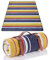 Picknickdecke 150 x 200cm,Farbstreifen Picknickdecke Wasserdicht,Tragbare Extra Große Stranddecke,Campingdecke Sanddichte Isoliert mit Tragegriff,Perfekt für Picknick/Outdoor/Camping/Beach/Park