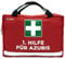 Dakita Erste Hilfe Tasche für Azubis – Lustiges Geschenk zum Ausbildungsstart oder zur Prüfung – 28×18×8 cm – rot, ohne Inhalt