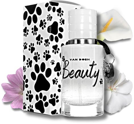 VAN DOGH Beauty - Eau de Parfum für Hunde & Katzen – Frischer Duft mit Vanille, Lilie & Jasmin – Langanhaltende, alkoholfreie Formel für wohlduftenden Geruch – 30ml – Made in Germany