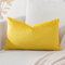 Artscope Samt Kissenbezug Kissenhülle Dekorative Dekokissen Sofakissen Lendenkissen Wurfkissenbezug Sofa Schlafzimmer 30x50cm Goldgelb